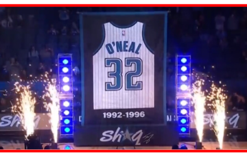 Orlando Magic Retires Shaquille O'Neal's No. 32 Jersey