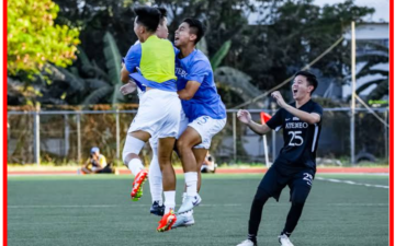 Ateneo Secures First Win with Dela Cruz's Spectacular Strike in UAAP Men's Football Tournament